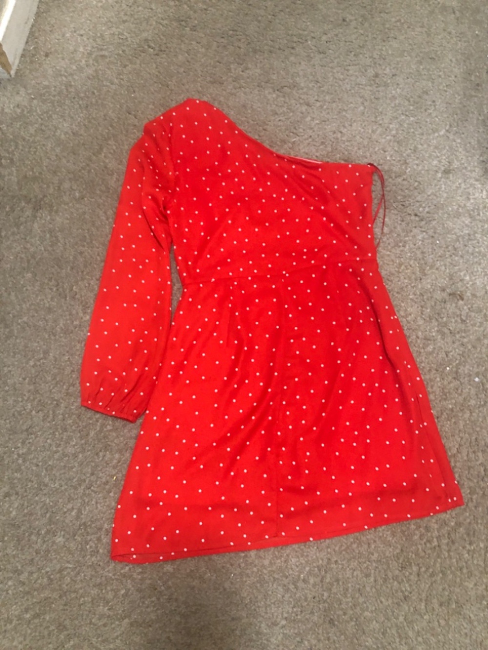 Fashion Nova NWT! Dot Com Polka Dot Dress Size S Like New - Picture 3 of 4